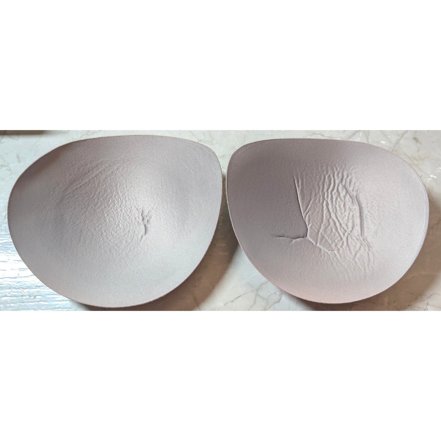New Bra Cup Inserts PLus Size 3X Grey Push Up Padded Foam Replacement Pads Thick