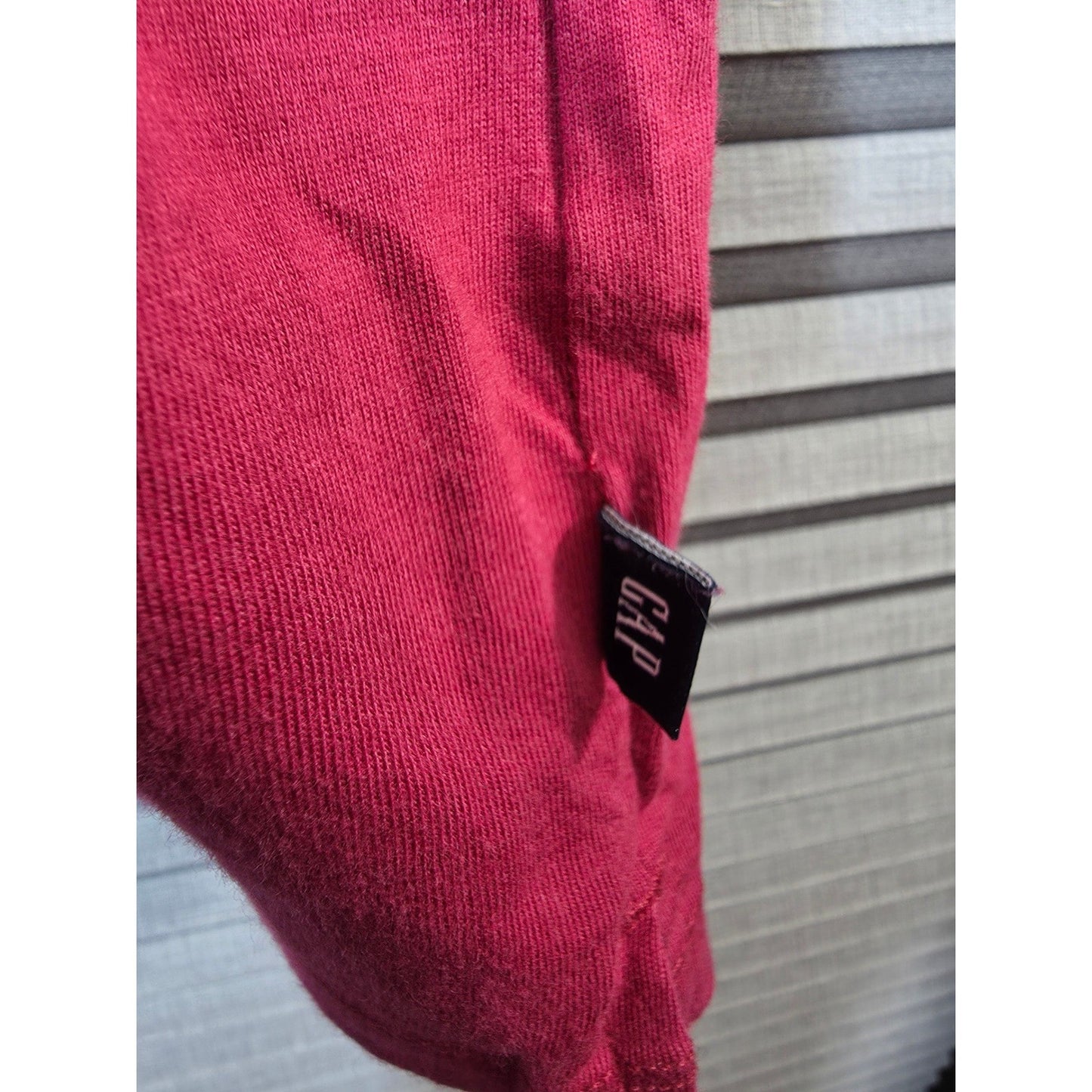 Gap 1969 Logo Graphic T-Shirt Womens L Lg Large Maroon Short Sleeve Cotton Pink