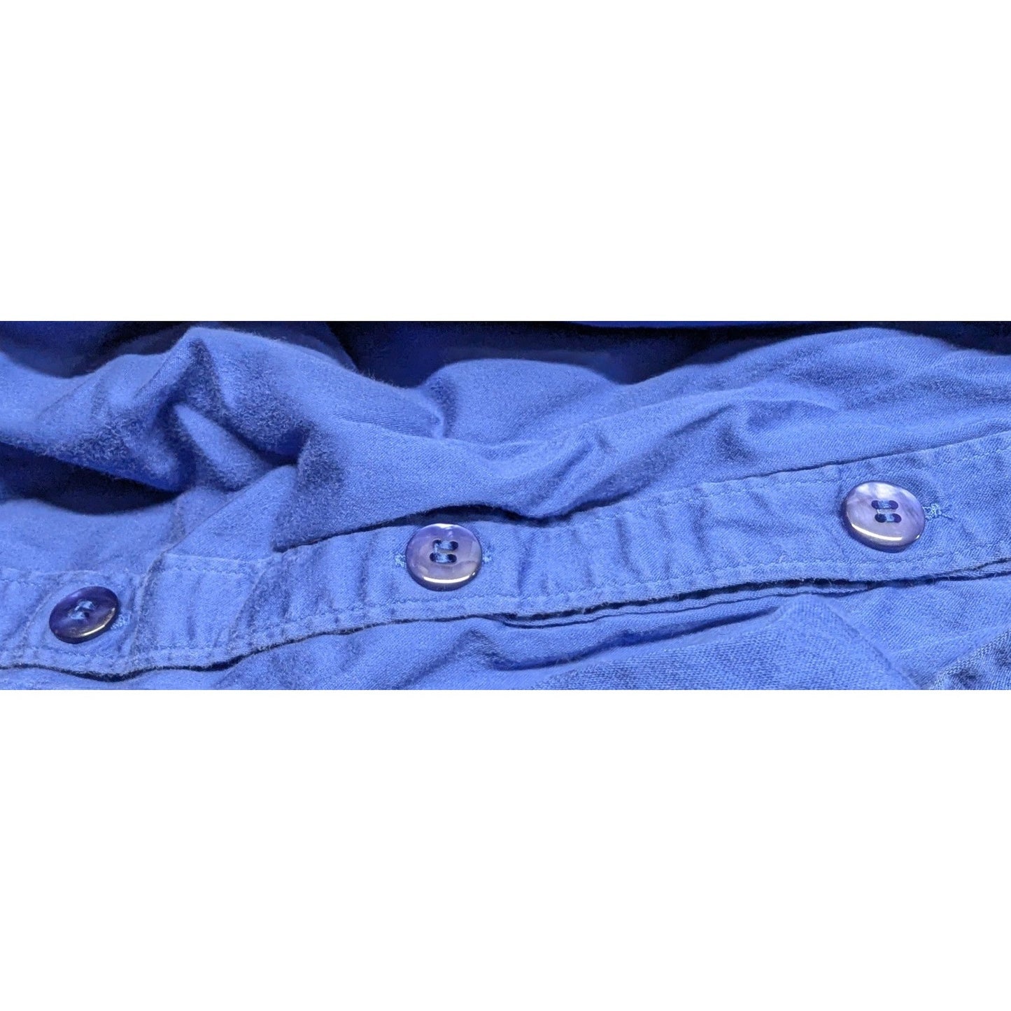 Studio 1940 Button Up Down Front Top Shirt Plus Size 26/28W 26 28 W Blue Purple