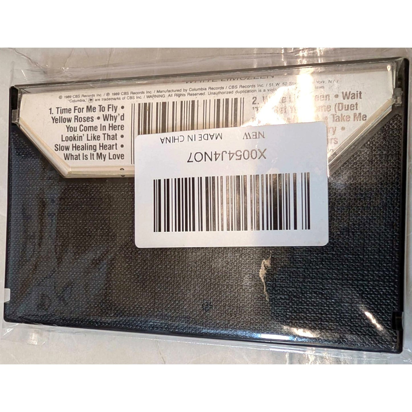 Dolly Parton White Limozeen Cassette Tape OS White Vintage 1989 Country Music