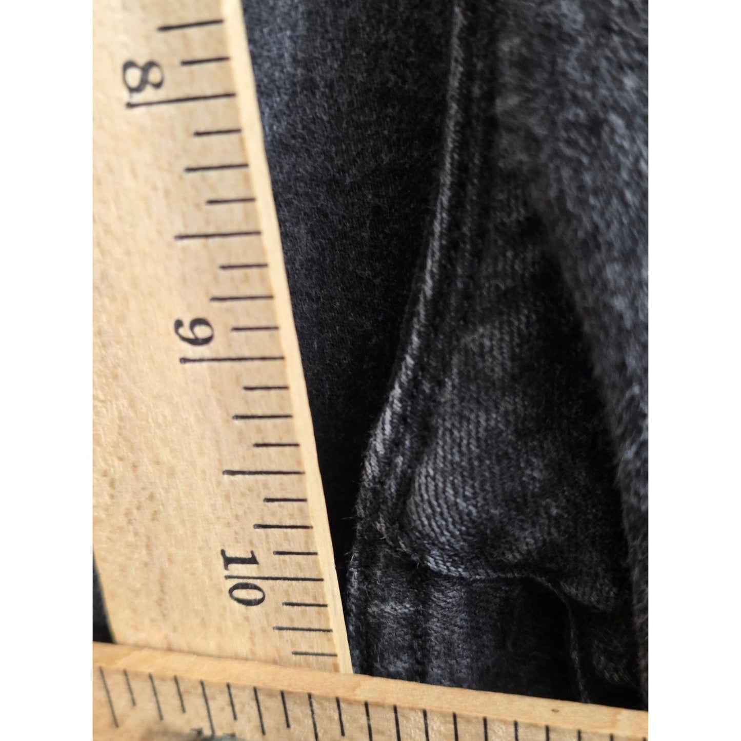Ann Taylor LOFT Modern Boot Jeans 34/18T 34 18 Tall Black Denim Stretch Long