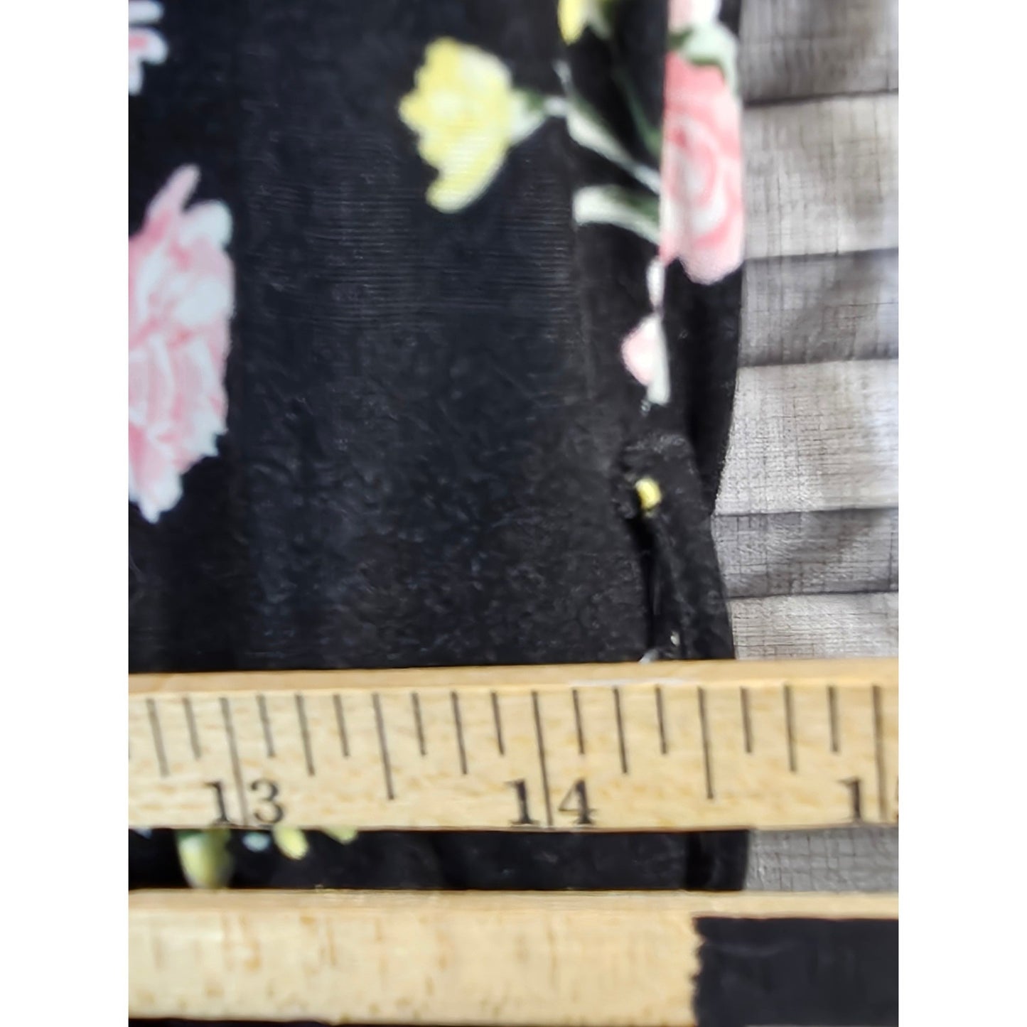NoBo No Boundaries Floral Romper Plus Size XL Black Pink Yellow Boho Summer