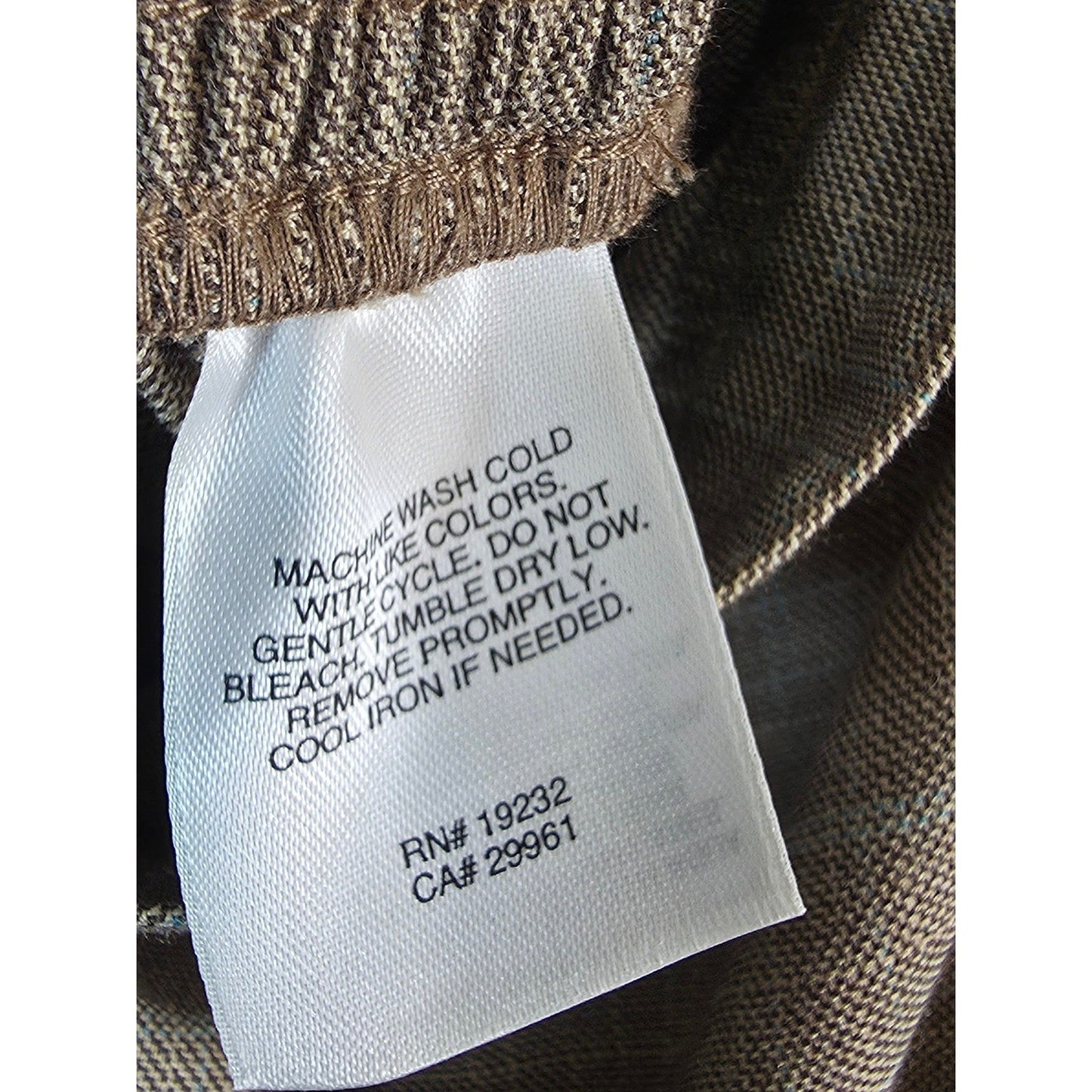NWT MaCYS $42 Vtg Alfred Dunner Town & Country Pants 14P 14 P Petite Brown Plaid