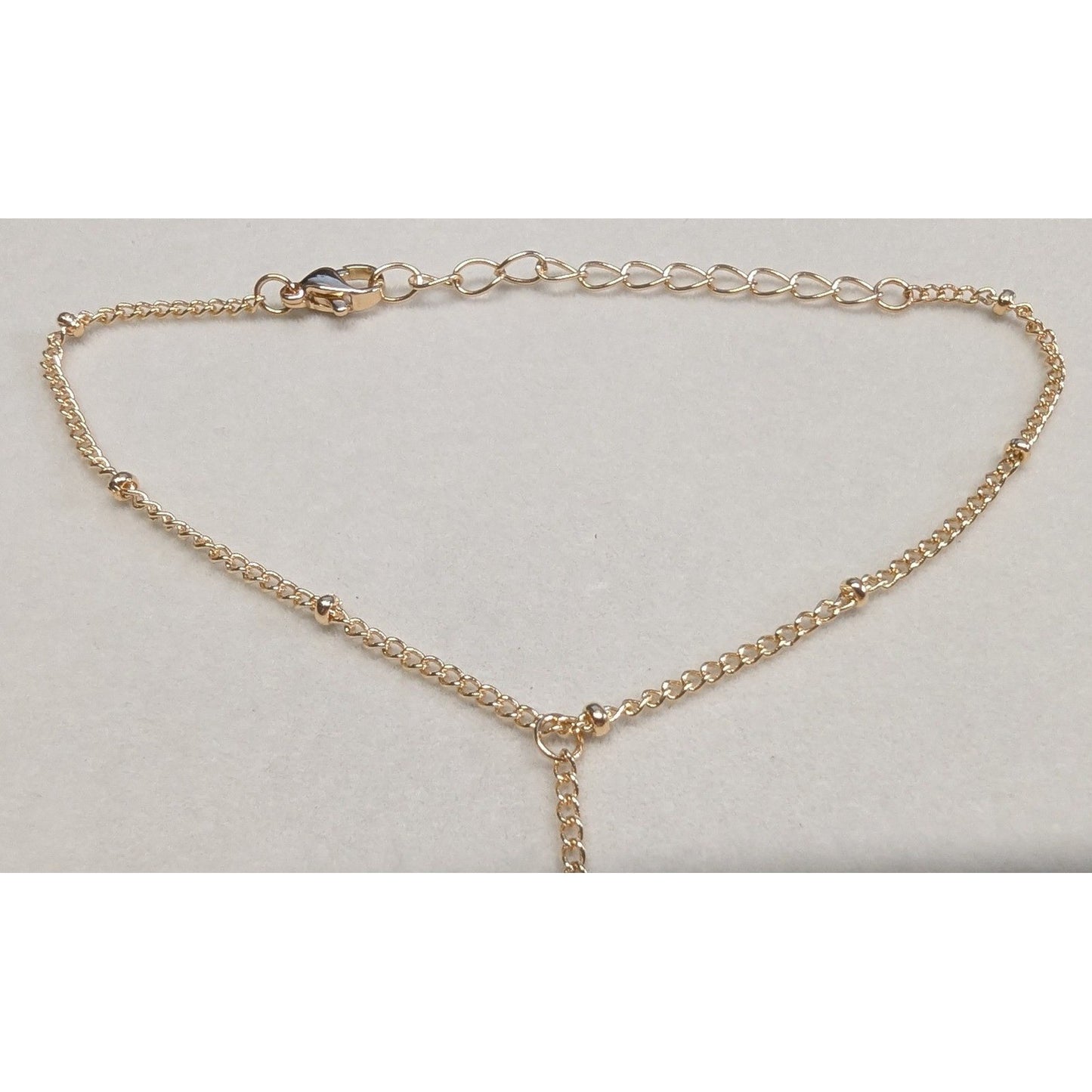 New 14K 14K Gold Plated Satellite Chain Slave Bracelet Hand Harness Dainty Boho