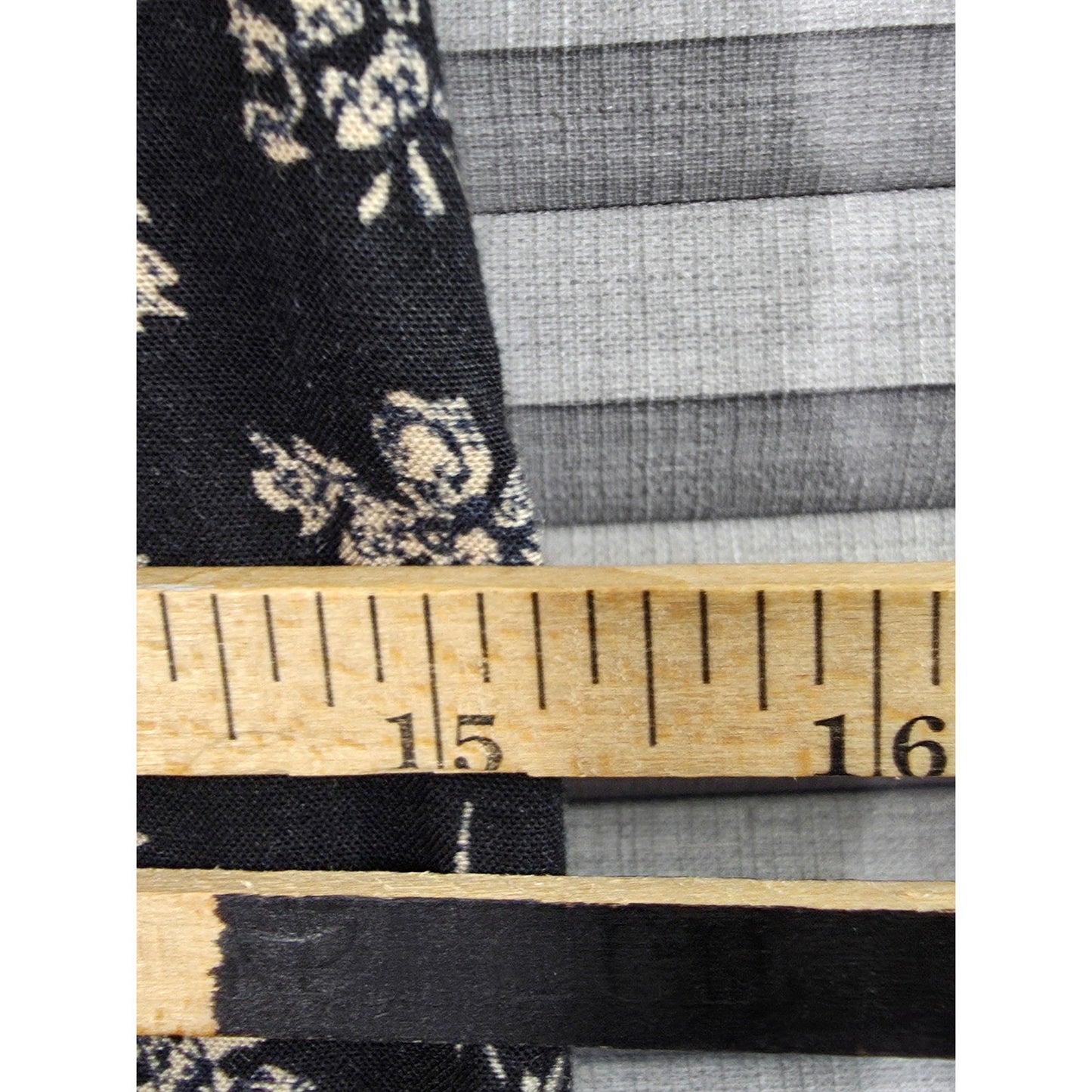 Vtg Maggie Lawrence Floral Button Front Dress Size 12 Black Khaki Rayon 90s