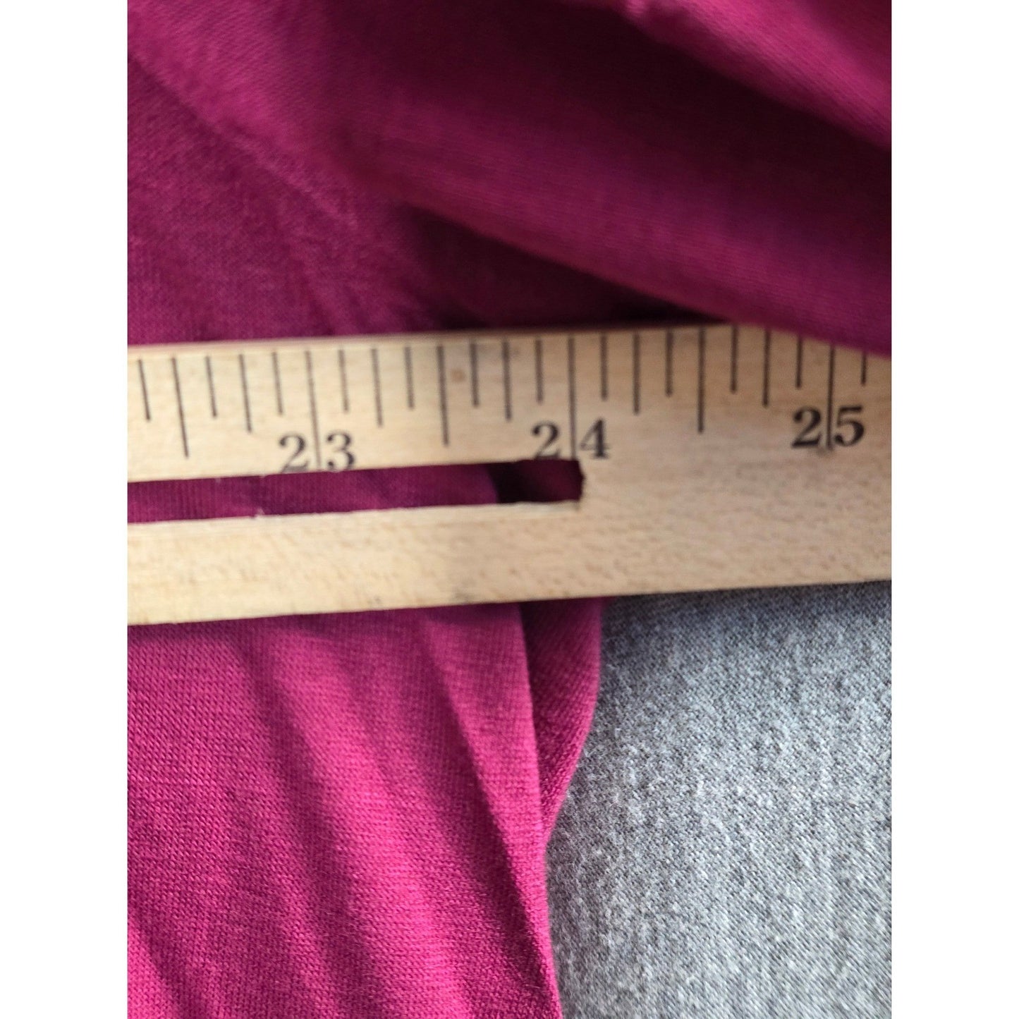Just Be Top Womens Plus Size 3X XXX Soft Pink Shirt Long Sleeve Scoop Neck Knit