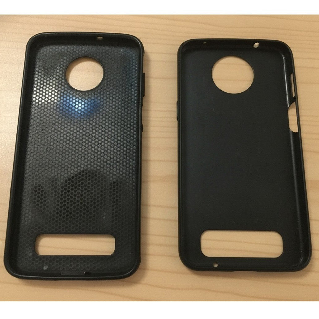 Motorola Moto G3 Hybrid Shockproof Case Black Dual Layer Verizon Compatible