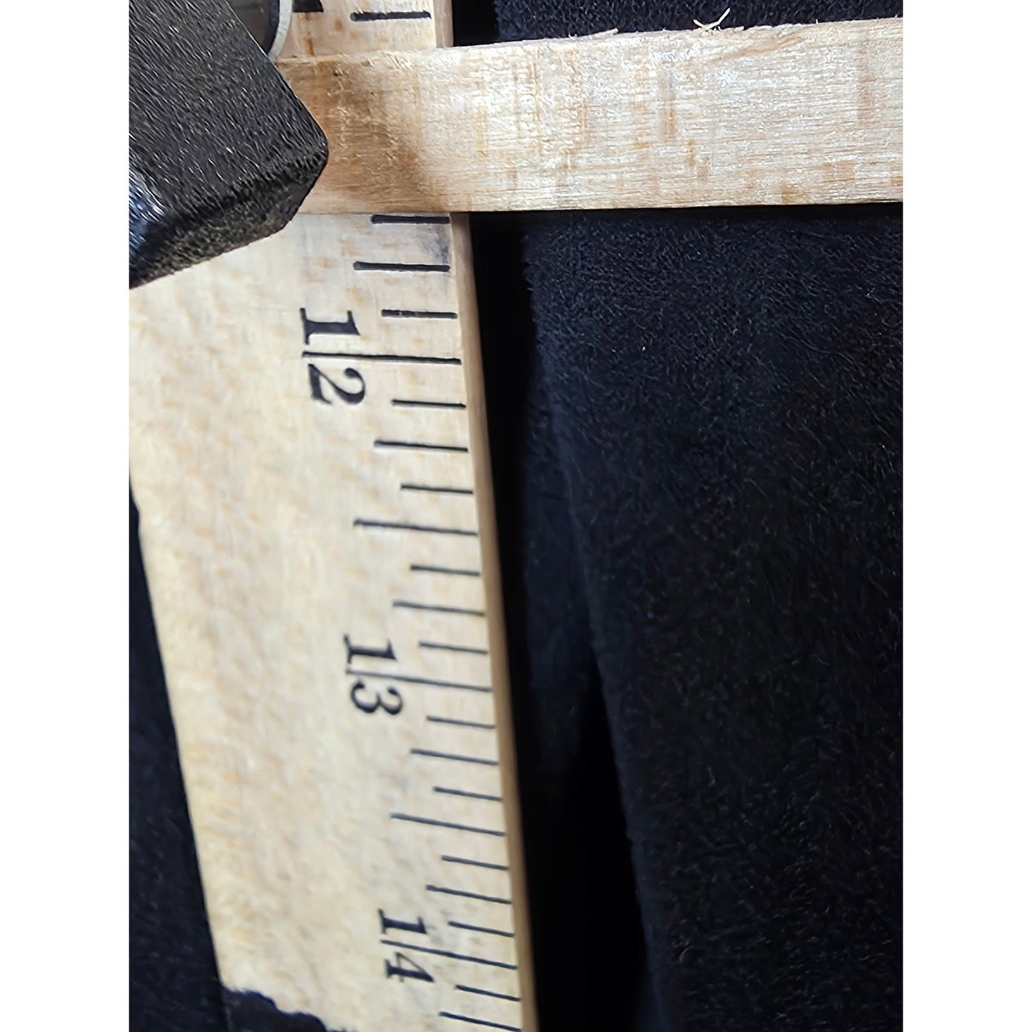 Simply Vera Vera Wang Leggings Plus Size XX 2X Black Faux Suede Pants Stretch