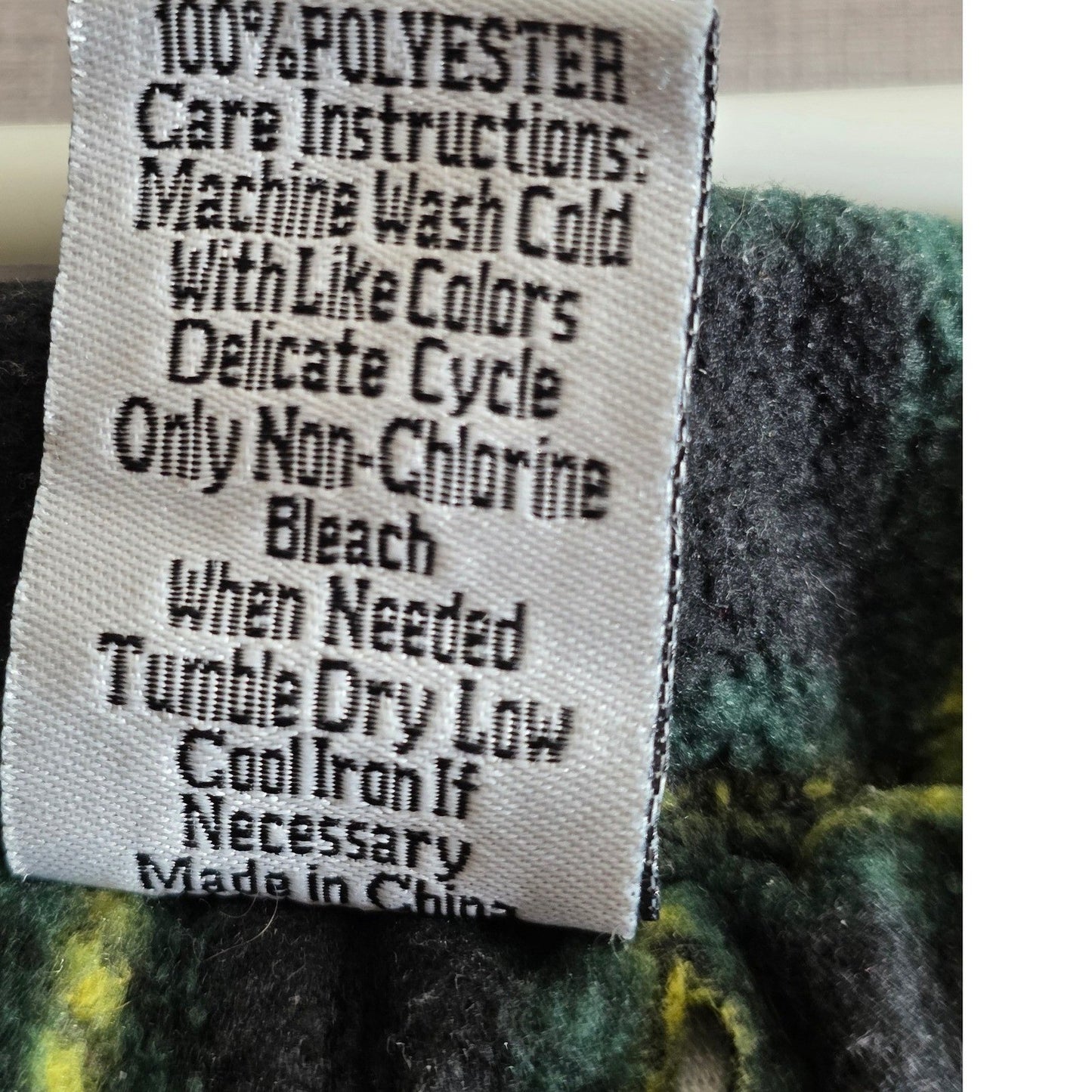 Seven Apparel Lounge Wear Pants Mens Plus Size 2X 2XL Green Plaid Fleece Pajama
