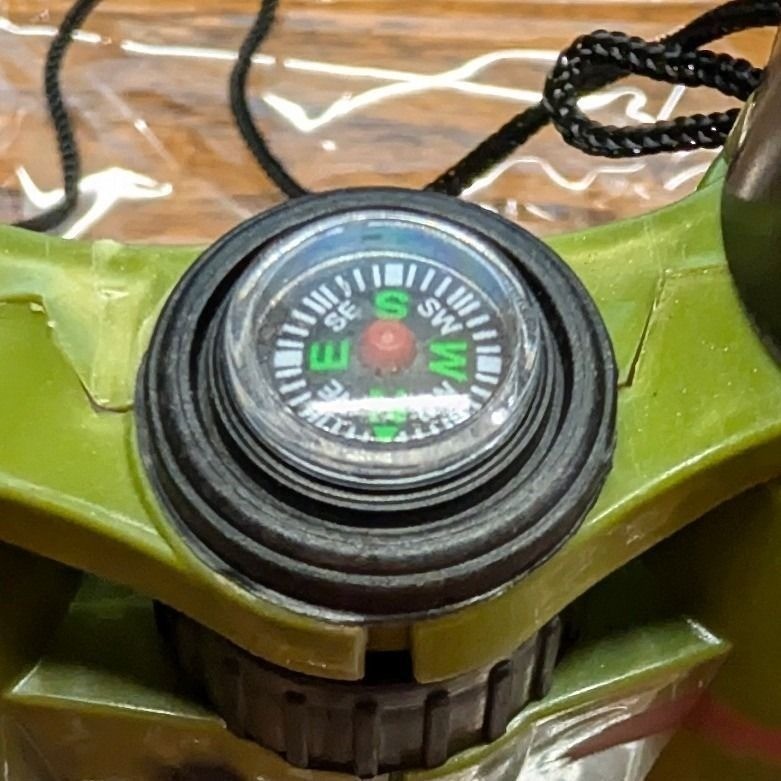New Yanhui Binoculars Kids Green Camo Camouflage 6x30 Magnification Compass