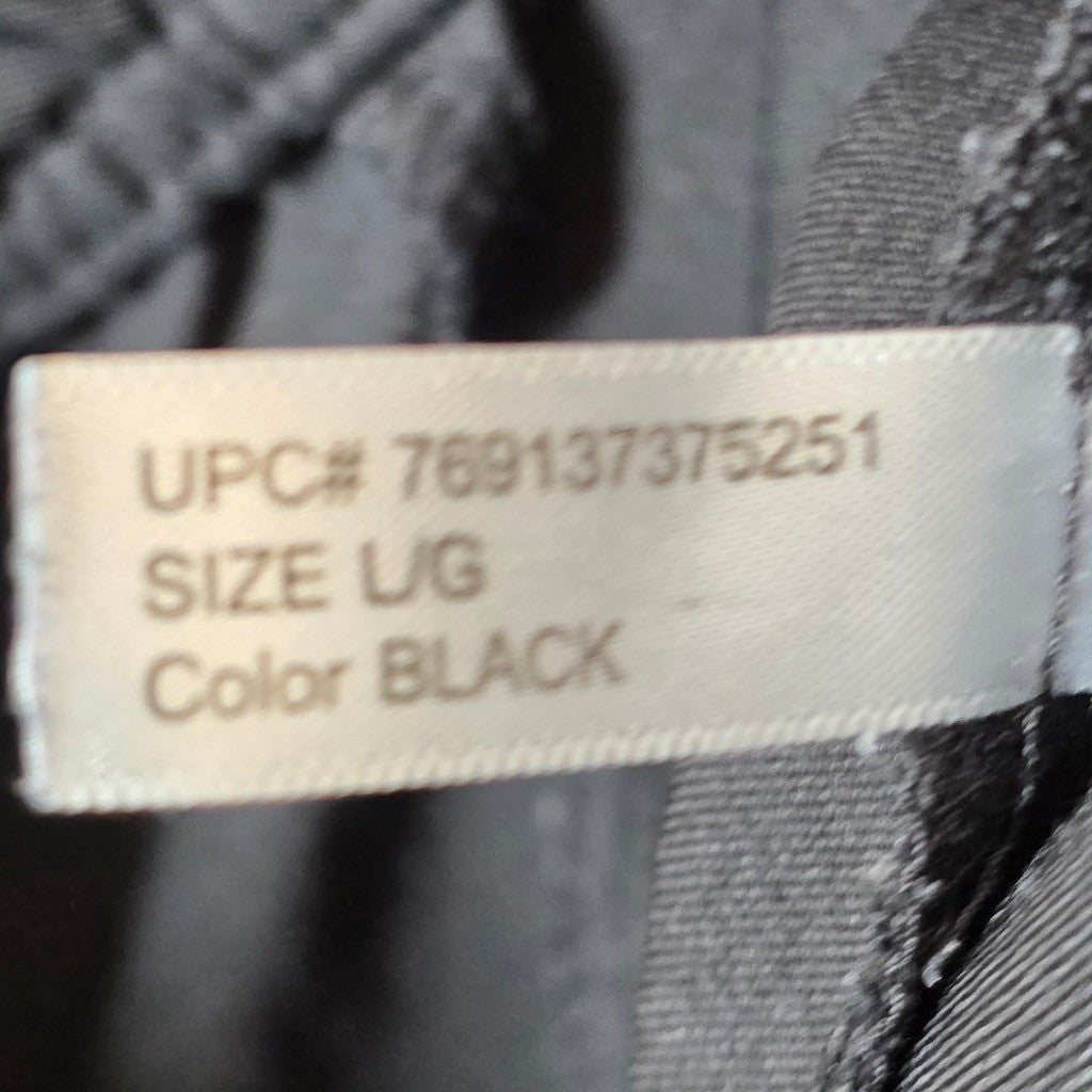 Climate Right Cuddl Duds Jogger Scrub Pants Womens Large Black Pockets Elastic