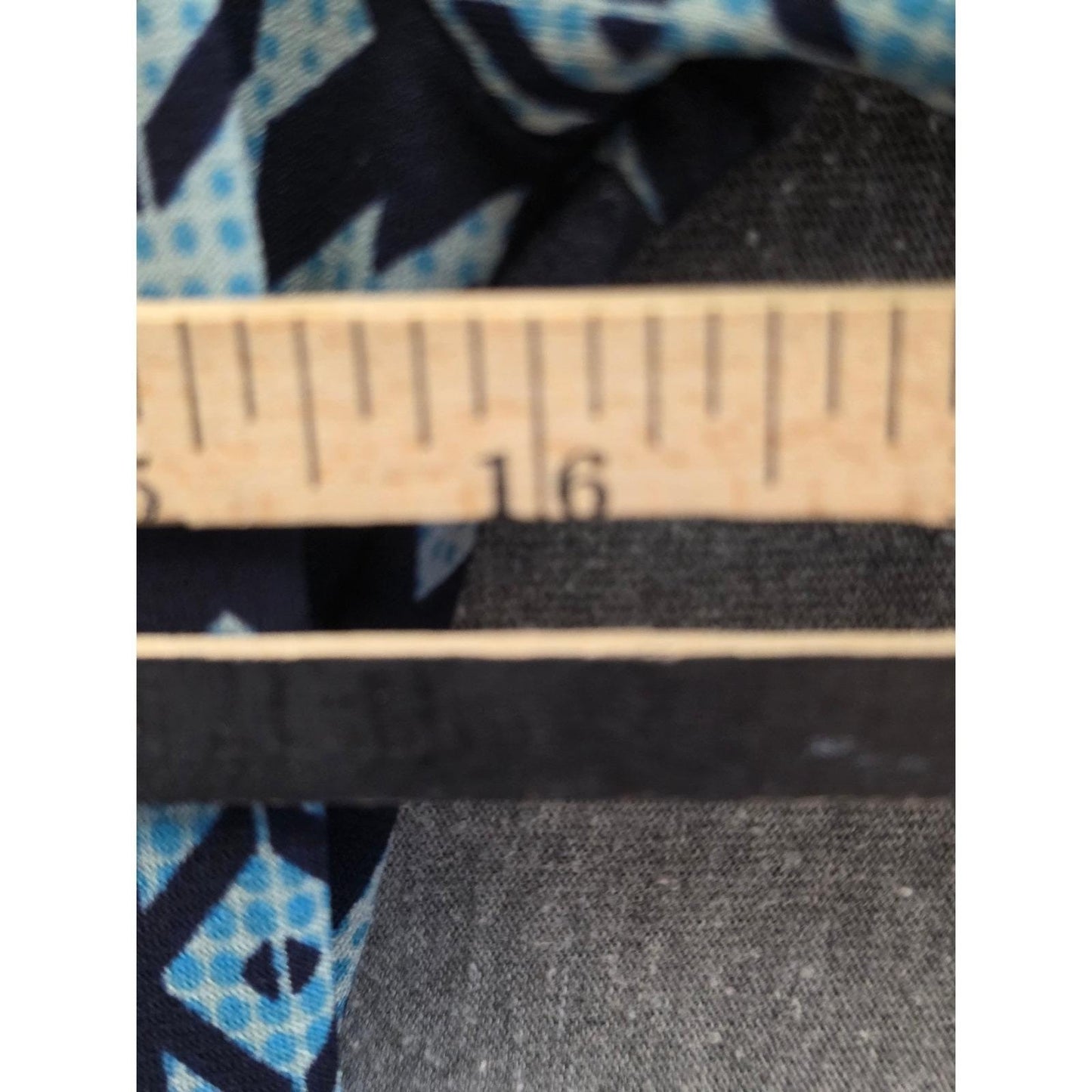 LuLaRoe Nicole Fit & Flare Dress Medium M Med Blue Geometric Aztec Short Sleeves