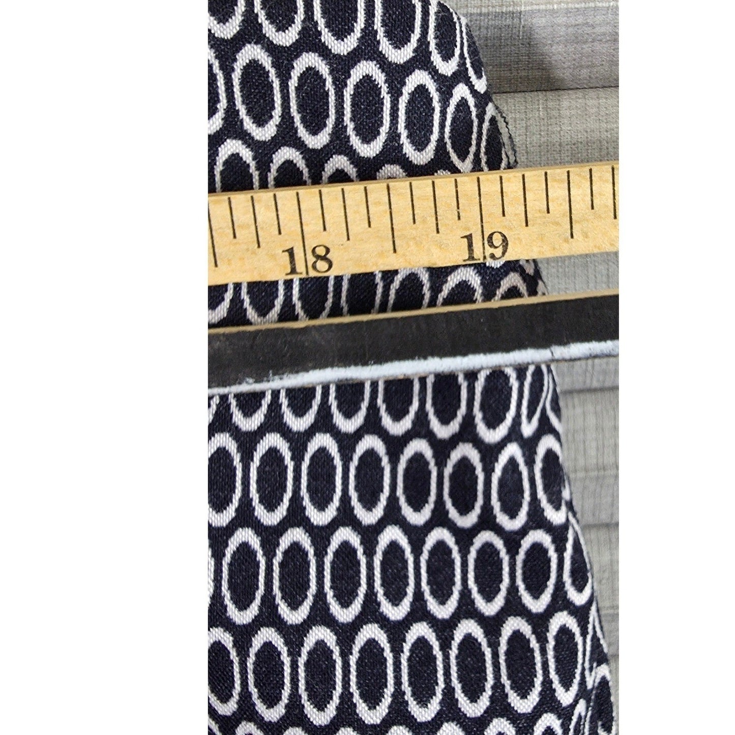 JM Collection Pull On Pants Plus Size 2X XXL Black White Stretch Tummy Control