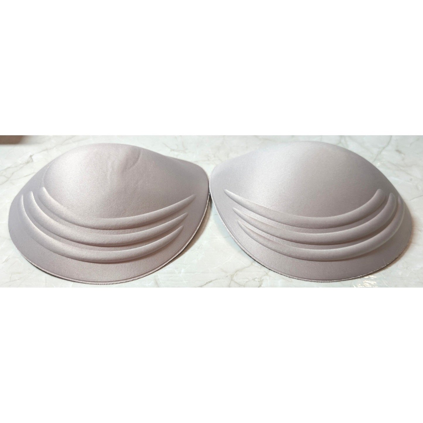 New Bra Cup Inserts PLus Size 3X Grey Push Up Padded Foam Replacement Pads Thick