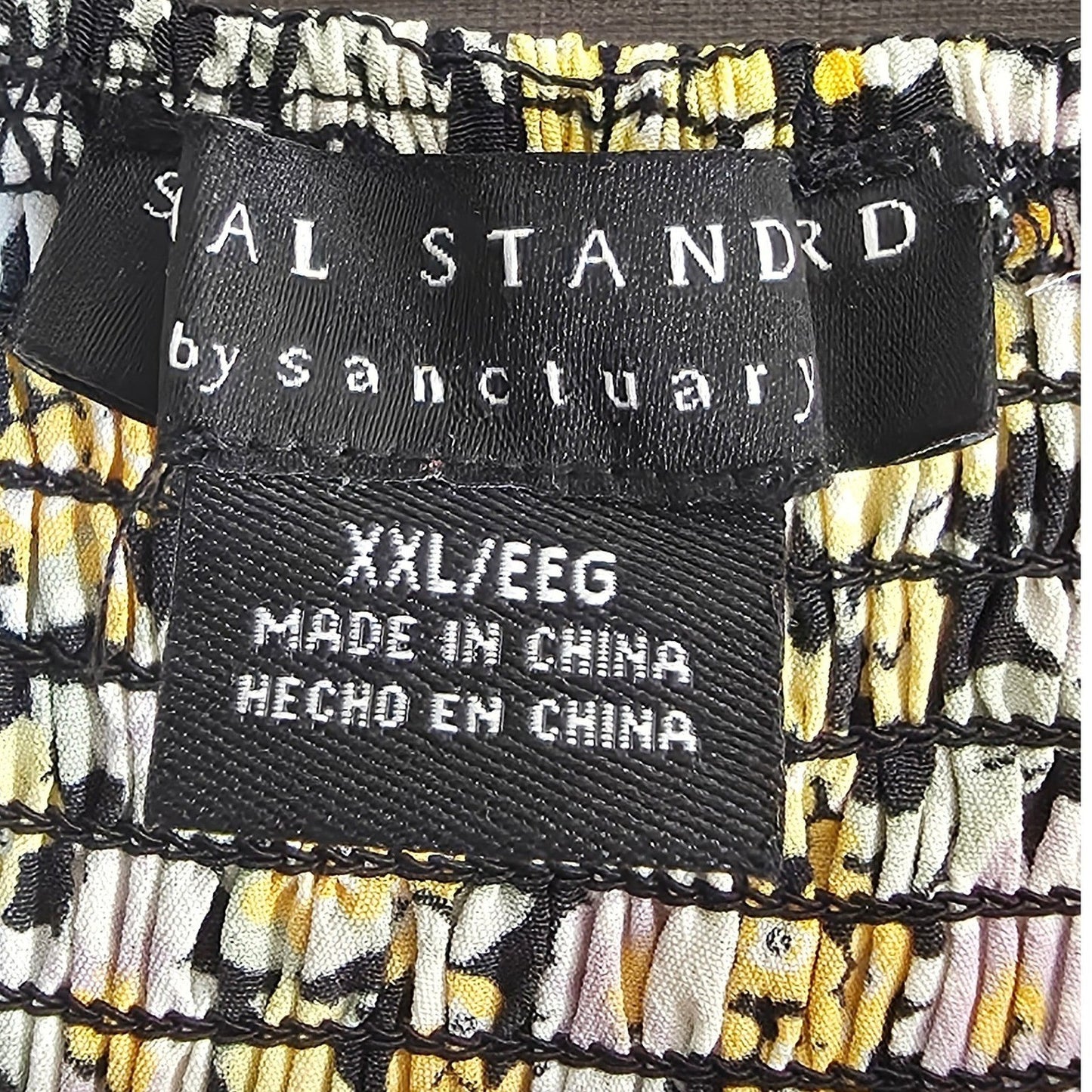 Social Standard Sanctuary Floral Maxi Dress Plus Size XXL 2X XX Tiered Smock