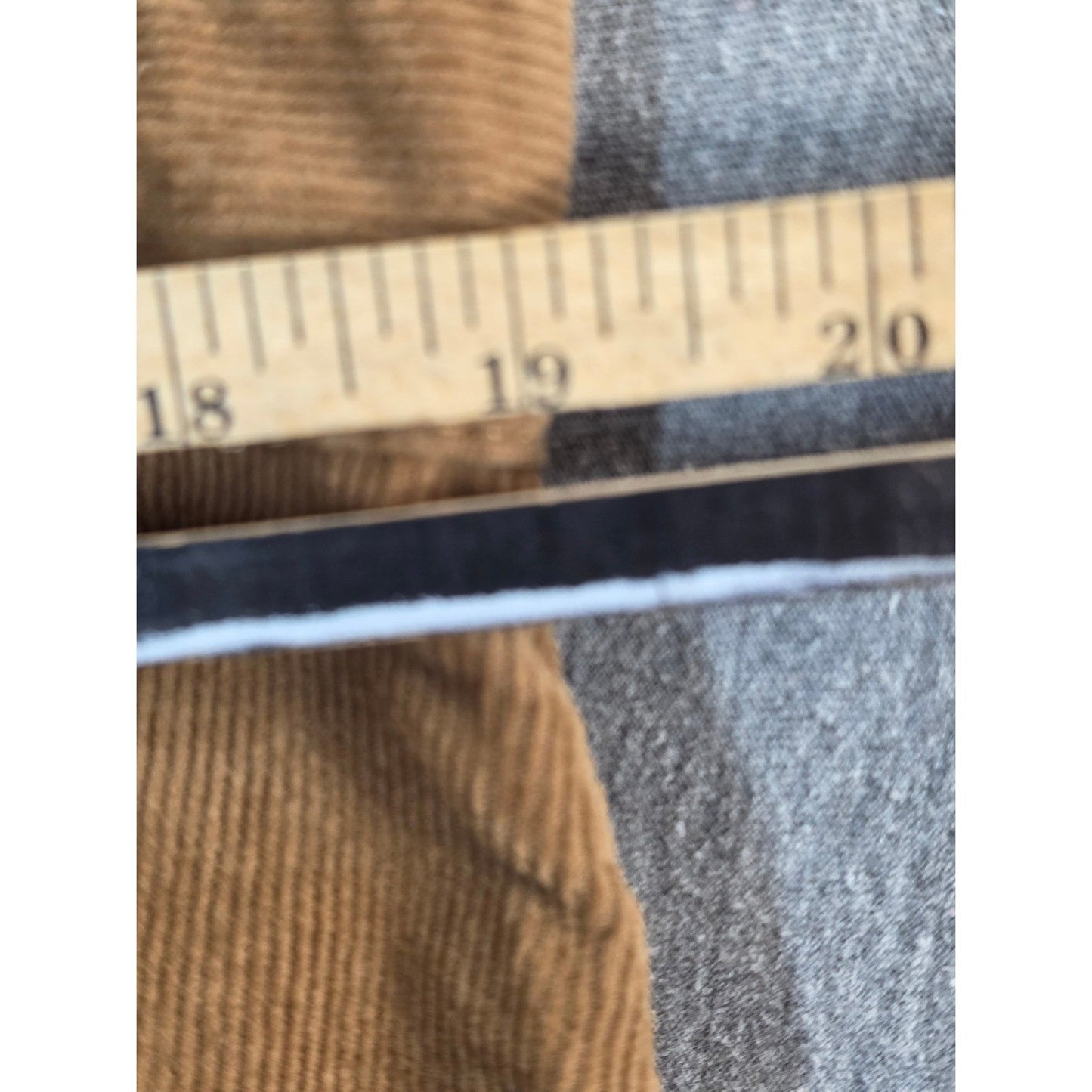 Club Room Corduroy Pants Jeans 38x30 38W 30L Brown Straight Leg Stretch 5 Pocket