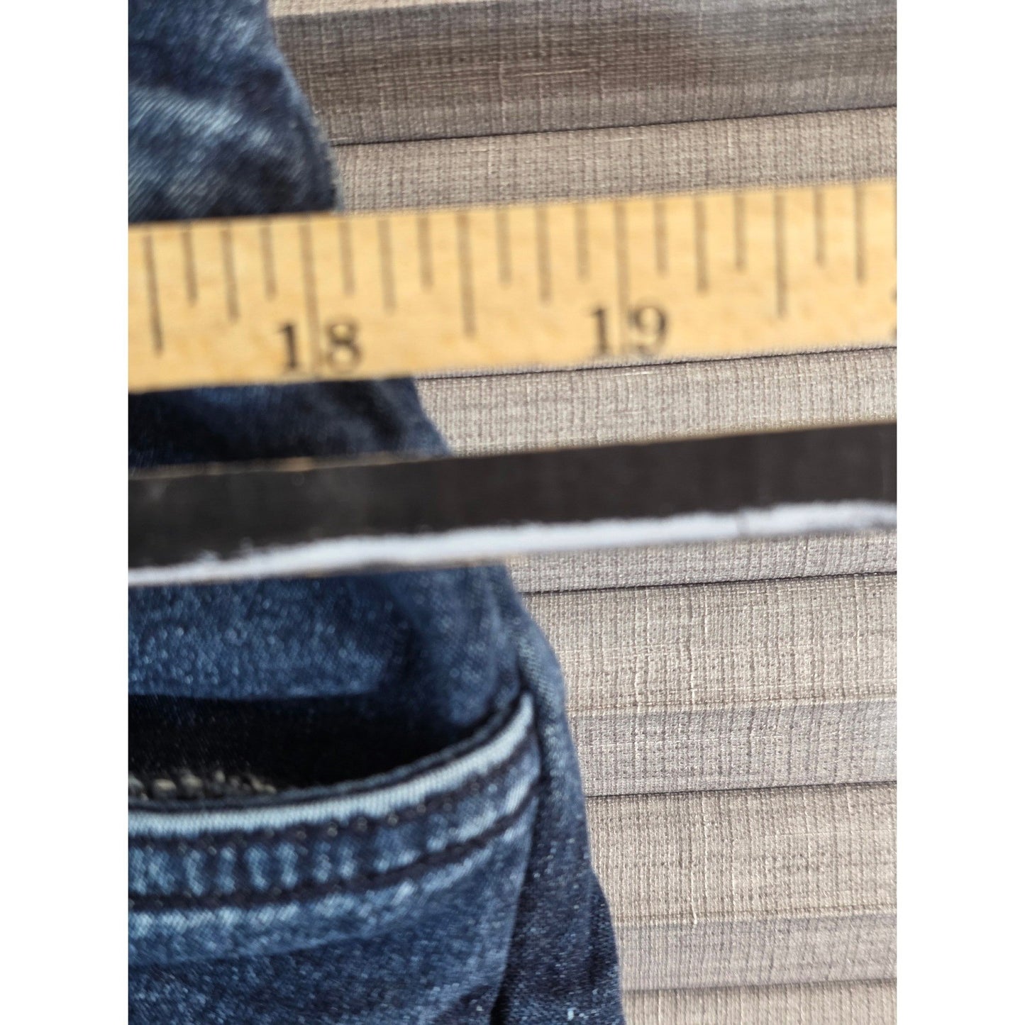 Catherines Essential Flat Front Jeans 1XWP 1X W P Petite Denim Pull On POckets