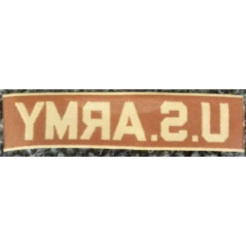 Lot of 2 New US Army Tape Uniform Branch Tab Patch Desert Tan Sand Storm Era Sew