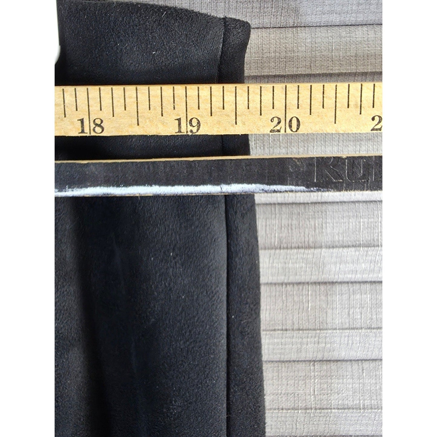Simply Vera Vera Wang Leggings Plus Size XX 2X Black Faux Suede Pants Stretch