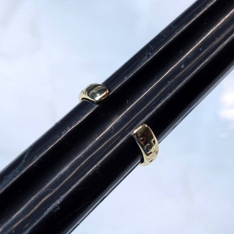 14K GF Gold Filled Scroll Engraved Finger Toe Midi Pinky Cuff Ring Band Size 3.5