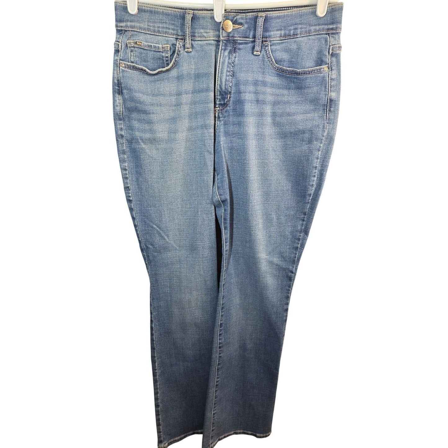 Bootcut Jeans Womens 12 Long Tall Blue Regular Fit Mid Rise Flex Motion Waist