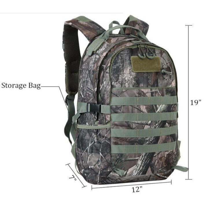 New Camouflage Tactical Backpack Close to Mil Specs Turkey Hunting Forest Camo