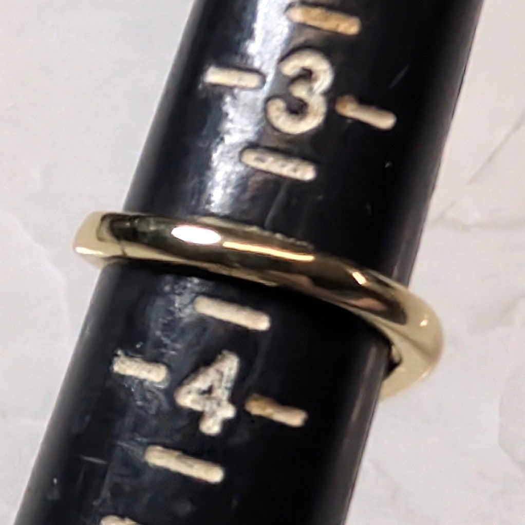 New 14K GF Gold Filled Bypass Wrap Toe Finger Ring Size 3.5 Minimalist Band