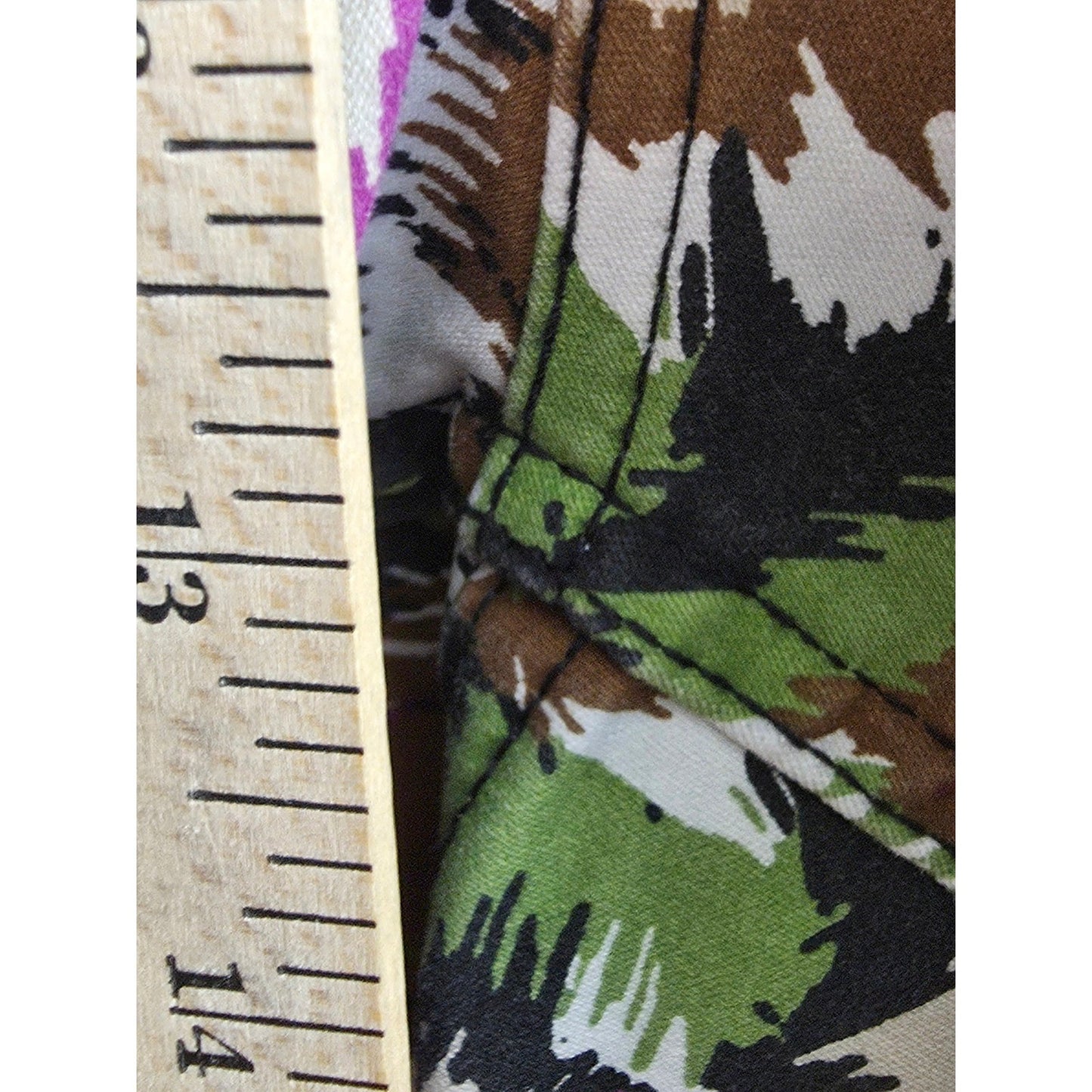 Terra & Sky Capris Bermuda Shorts 2X XX Abstract Stretch Cropped Pants Pull On