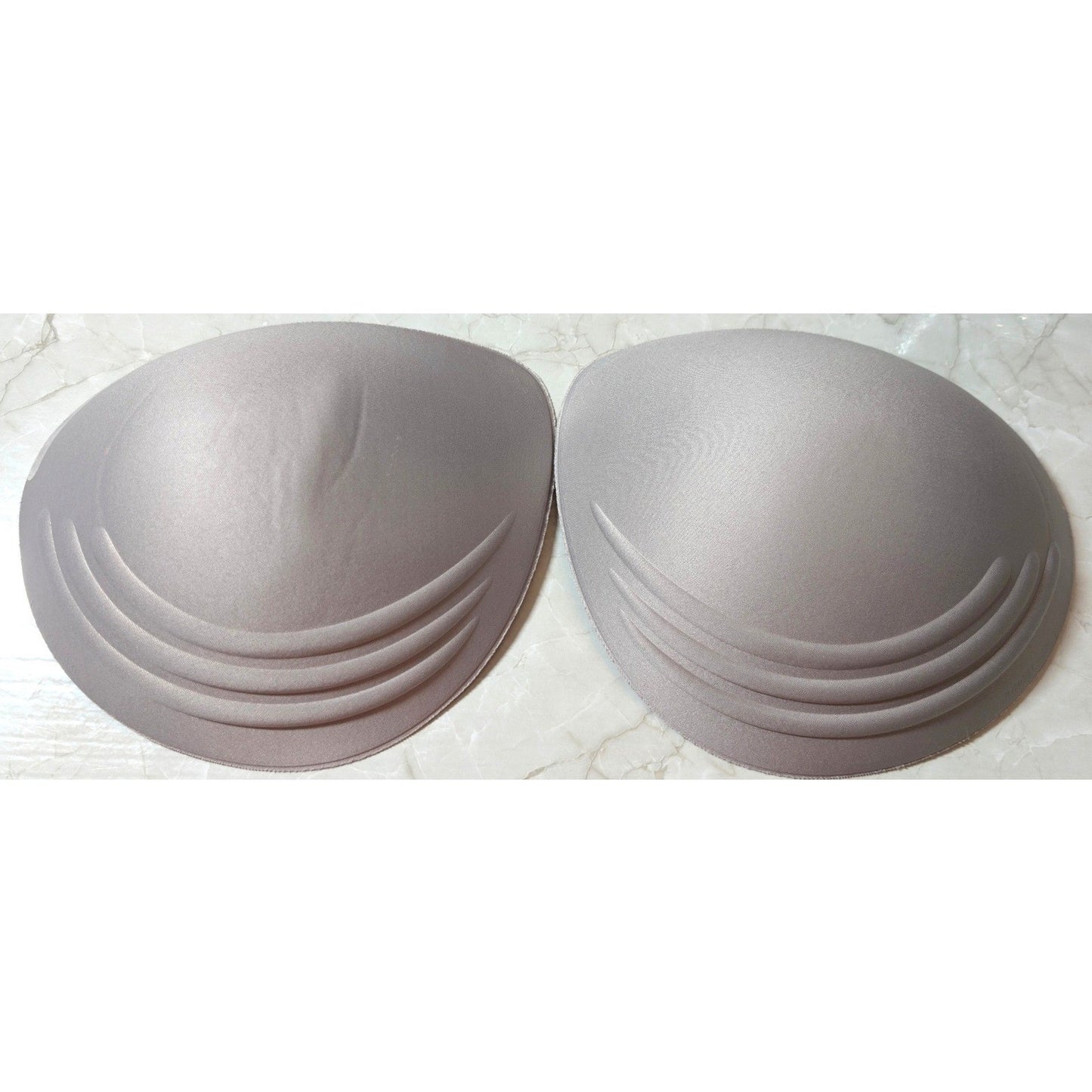 New Bra Cup Inserts PLus Size 3X Grey Push Up Padded Foam Replacement Pads Thick