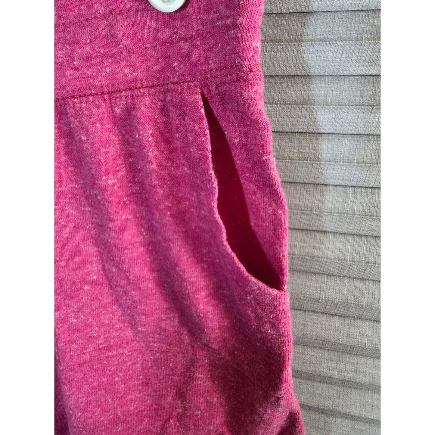 Athletic Works Shorts Womens Medium M 8 10 Pink Heather Drawstring Pockets Soft
