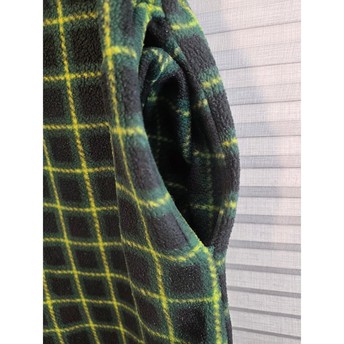 Seven Apparel Lounge Wear Pants Mens Plus Size 2X 2XL Green Plaid Fleece Pajama