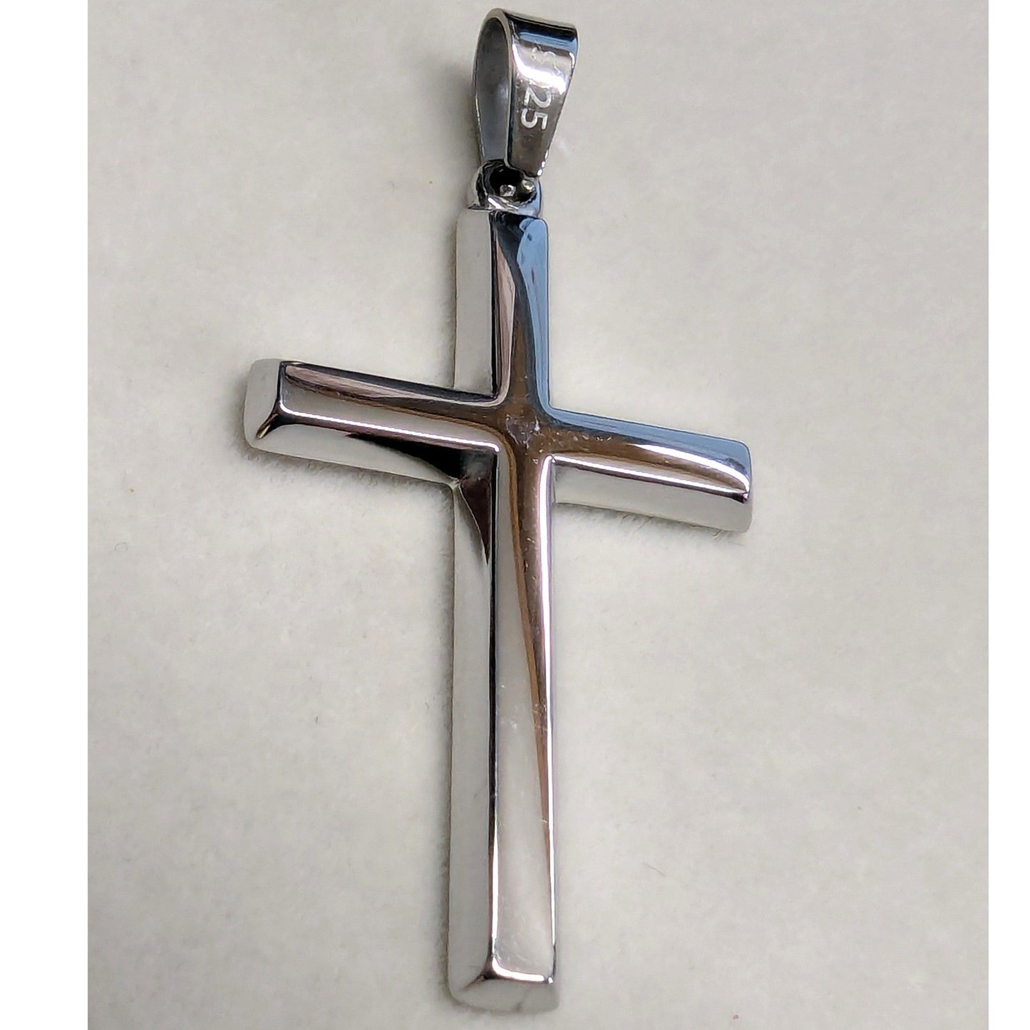 New 1.75" Sterling Silver S925 Cross Pendant S925 Religious Christian Jewelry