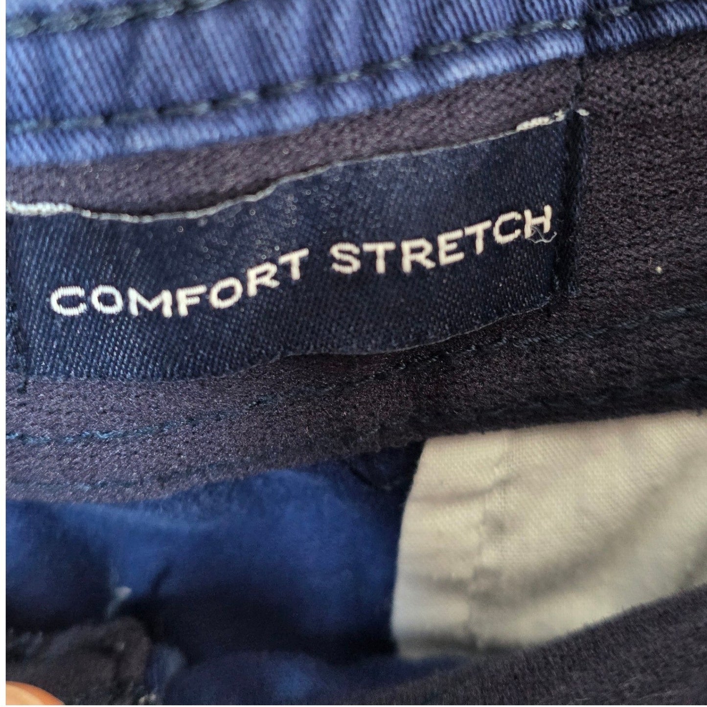 St John's Bay Cargo Shorts Big Mens Plus Size 44 Blue Comfort Stretch Waist