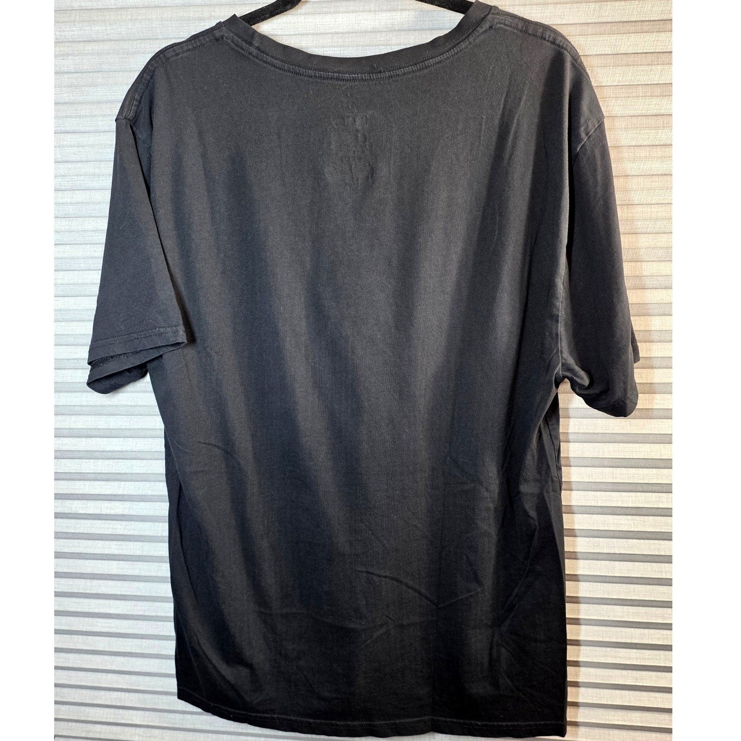 Hurley Graphic T Tee Shirt Large Lg Black Orange Eagle Logo Short Sleeve Cotton