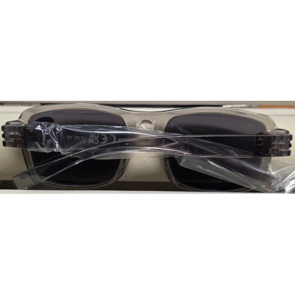 New Bifocal Reading Readers Lenses +2.00 Sun Glasses UV400 Sunglasses Grey