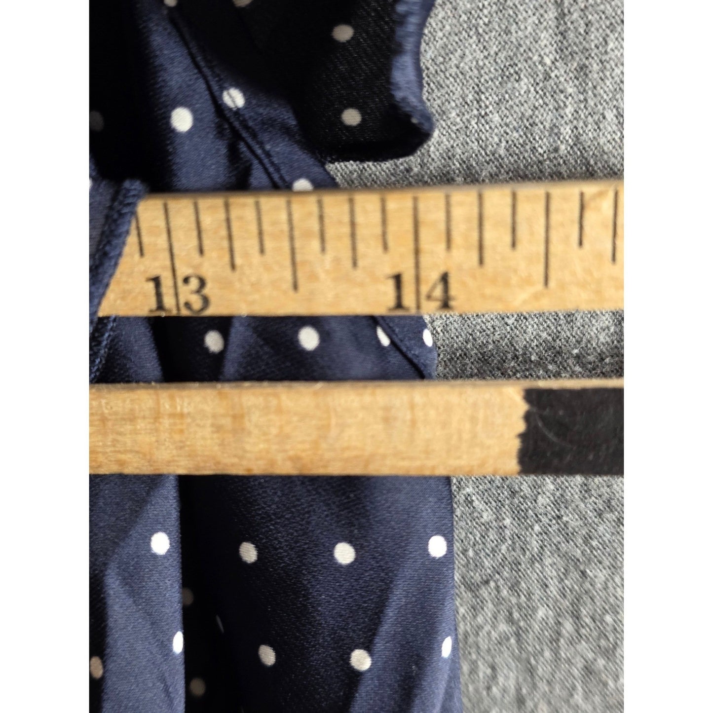 Vtg Victorias Secret Polka Dot Satiny Cold Shoulder Top Plus Size XL Blue White