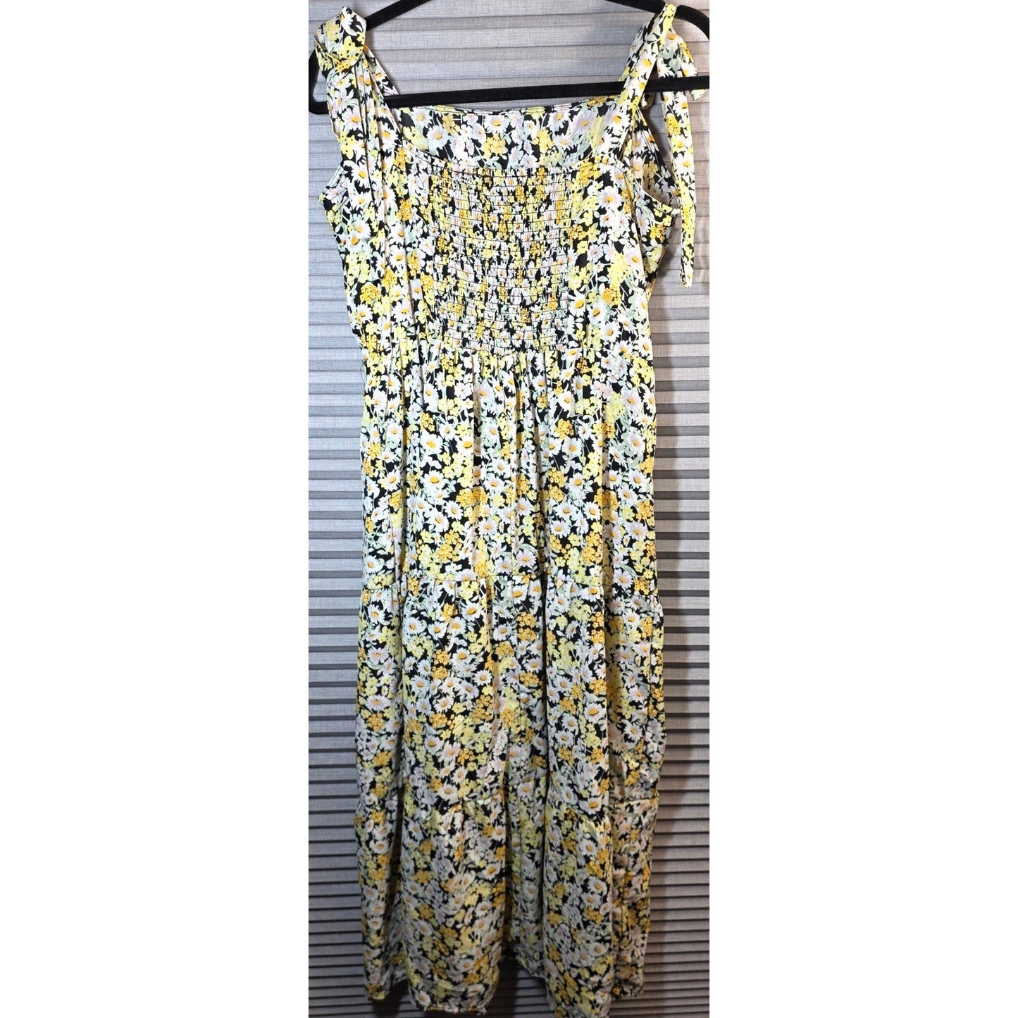 Social Standard Sanctuary Floral Maxi Dress Plus Size XXL 2X XX Tiered Smock