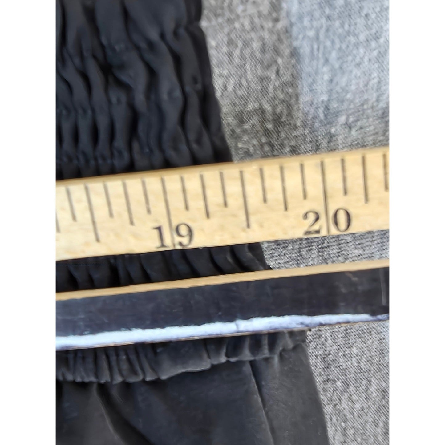 Wide Leg Pants PLus Size 3X XXX Black Smocked Waist High Rise Flowy Lightweight