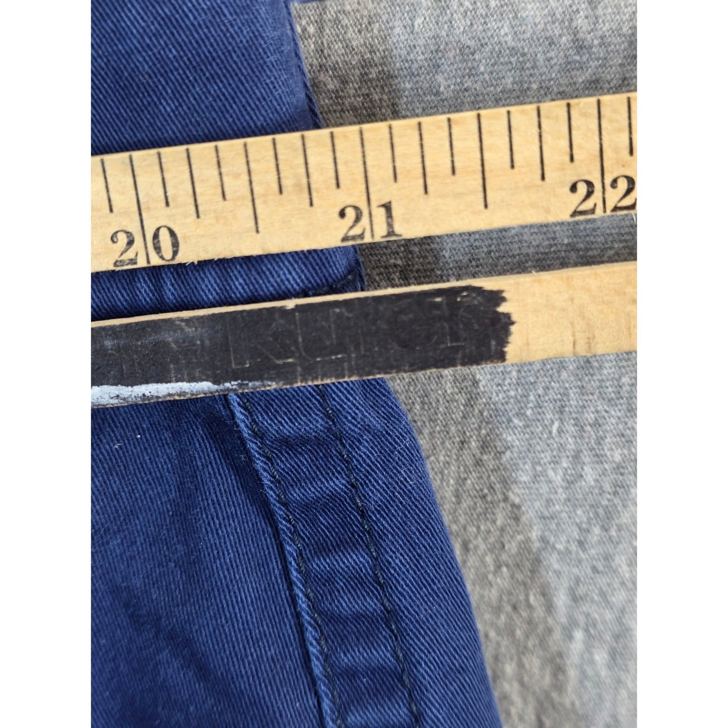 St John's Bay Cargo Shorts Big Mens Plus Size 44 Blue Comfort Stretch Waist