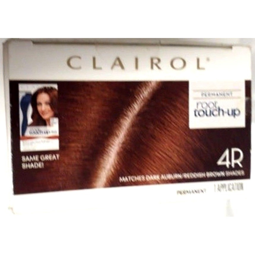 New Clairol Root Touch Up Permanent Hair Color 4R Dark Auburn Reddish Brown Dye