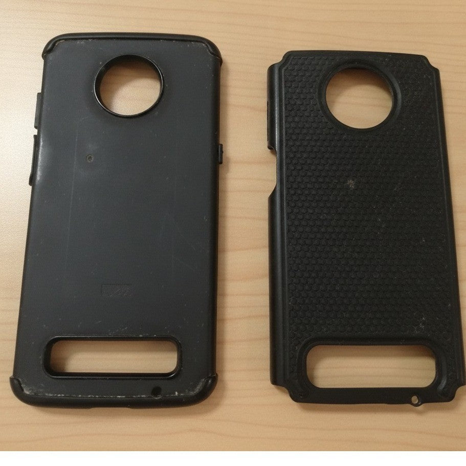 Motorola Moto G3 Hybrid Shockproof Case Black Dual Layer Verizon Compatible