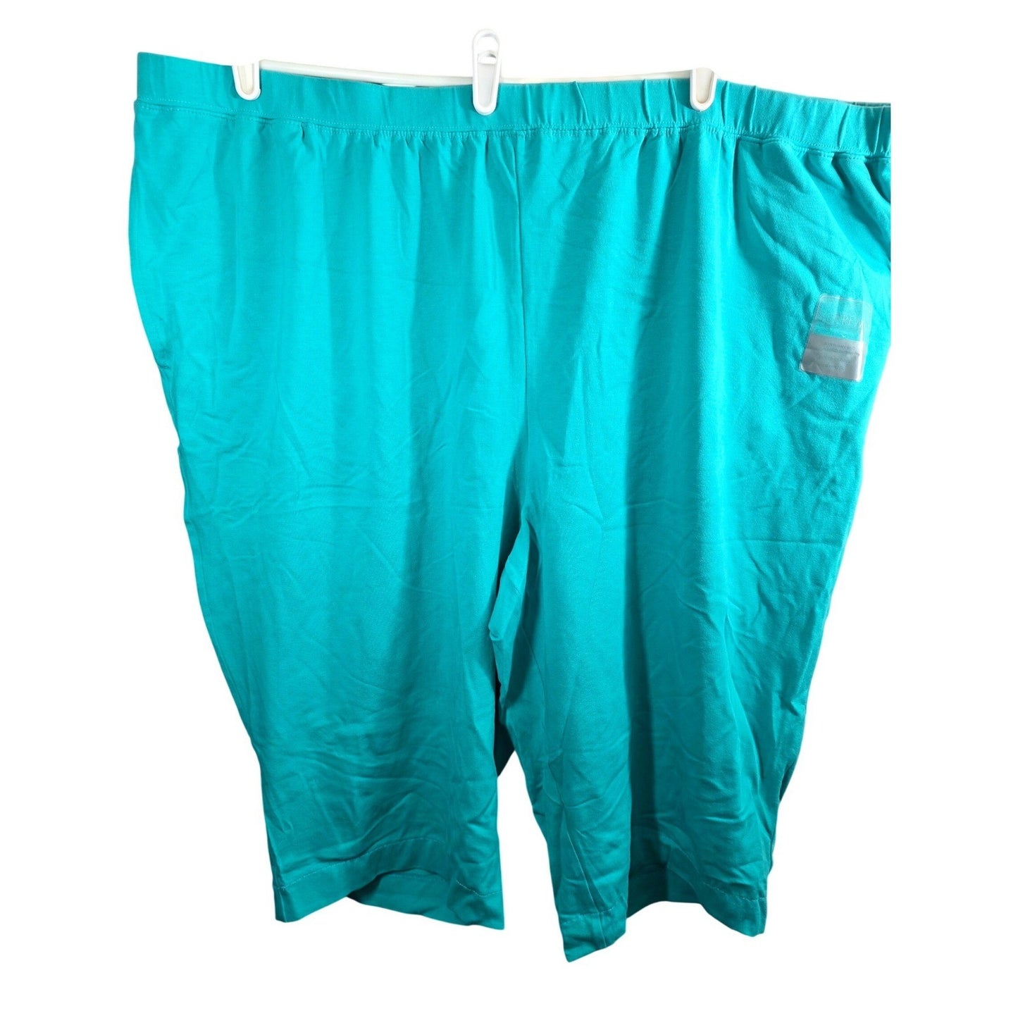 New Catherines Suprema Essentials Stretch Capris Shorts Plus Size 3X XXX Pockets