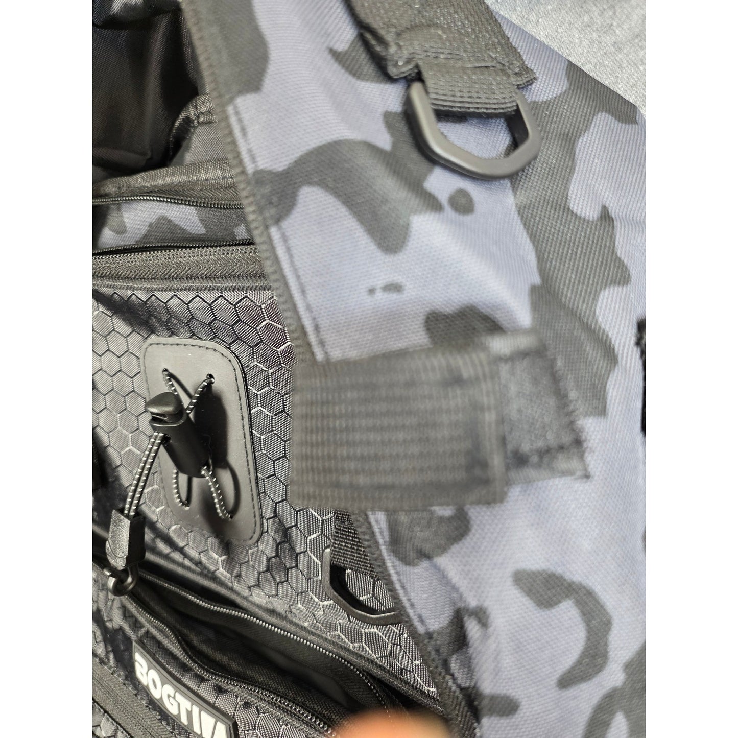 New Tactical Fishing MOLLE Backpack Sling Shoulder Handle Black Camo Utility Bag