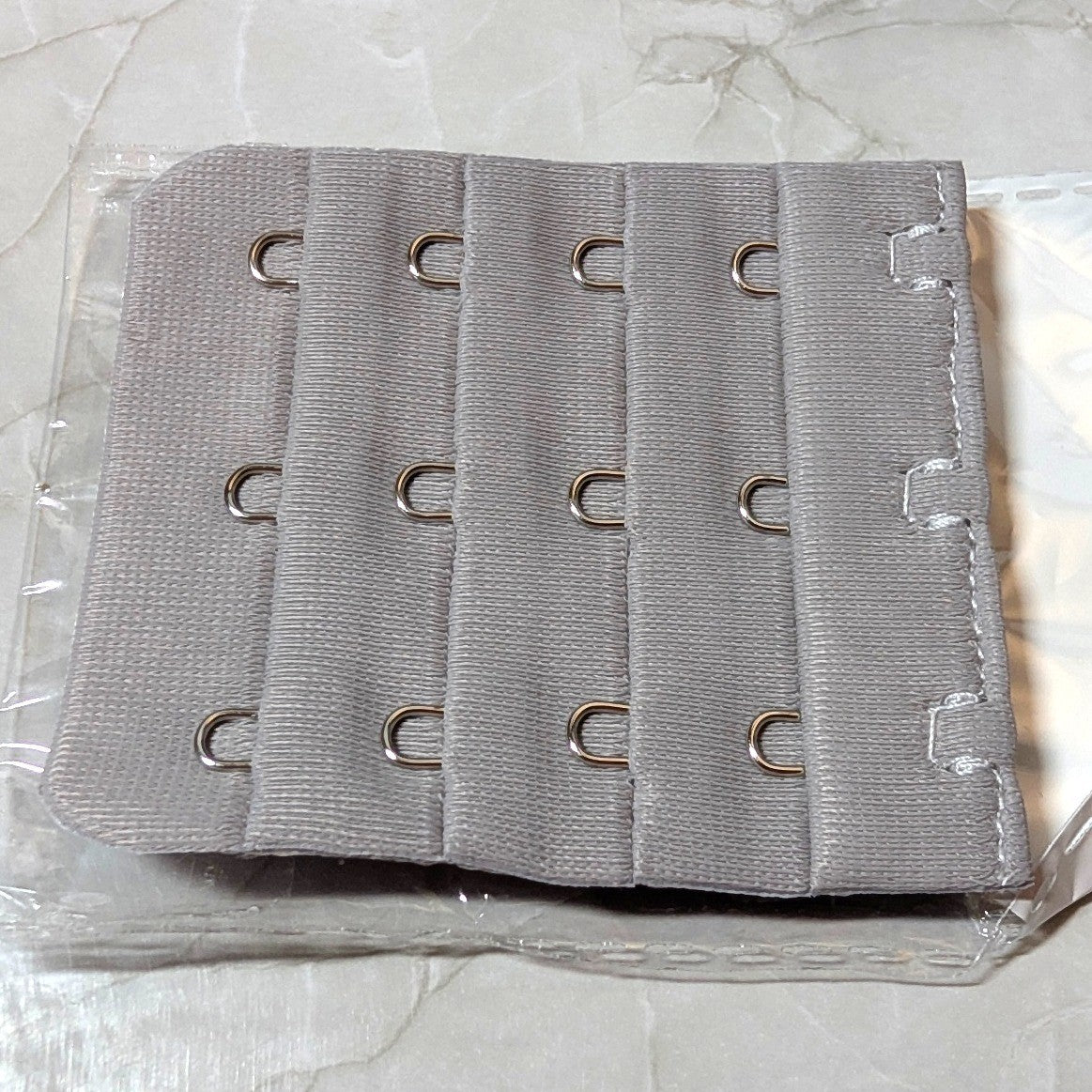 New Plus Size Bra Extender 4 rows 3 Hook Gray Add Extra 2.5" Up A Size Comfort