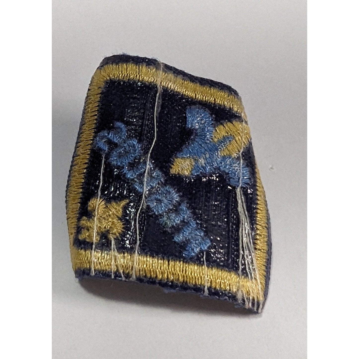 BSA Cub Boy Scouts of America Webelos Rank Patch Square Blue Yellow Embroidered